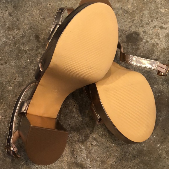 rohb by joyce azria metallic platform heels - Picture 8 of 8